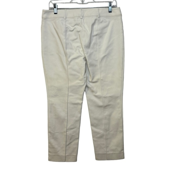 St. John Jennifer Cream Crop Pants women’s 8 career business casual professional - Picture 2 of 10